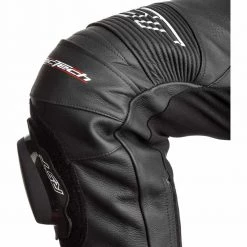 RST Youth Tractech Evo 4 One Piece Leather Suit -Motorcycle Clothing Sales rst tractech evo 4 youth ce mens leather suit black white img3 4