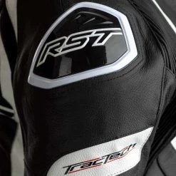 RST Youth Tractech Evo 4 One Piece Leather Suit -Motorcycle Clothing Sales rst tractech evo 4 youth ce mens leather suit black white img6 4