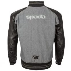 Spada Campus Yale Leather Jacket -Motorcycle Clothing Sales spada campus yale jacket img3 3