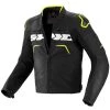 Spidi Evorider 2 CE Leather Jacket -Motorcycle Clothing Sales spidi gb evorider 2 leather ce jacket black fluo yellow img1